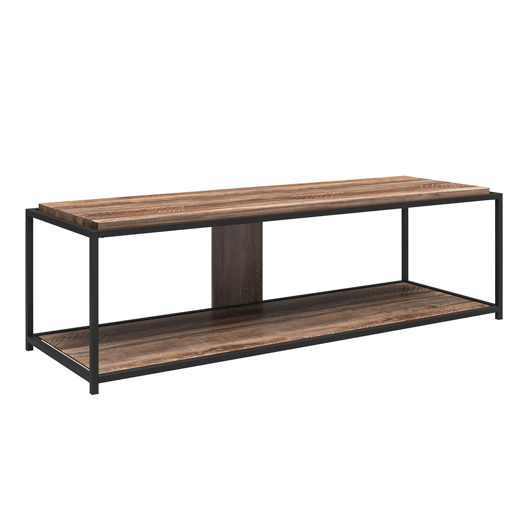 Ultra-Modern TV Stand Supporting up to 120 lbs. - Weathered Oak