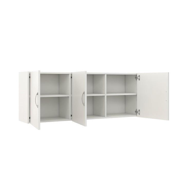 Basin 54 Inch 3 Door Wall Storage Cabinet - White - 3 Door