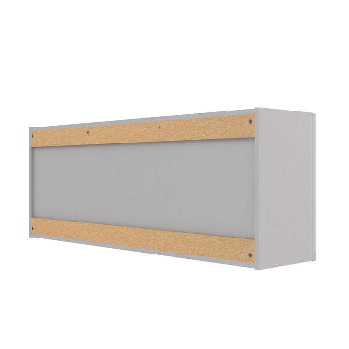 Basin 54 Inch 3 Door Wall Storage Cabinet - Dove Gray