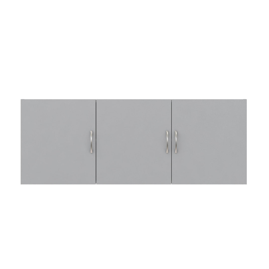Basin 54 Inch 3 Door Wall Storage Cabinet - Dove Gray