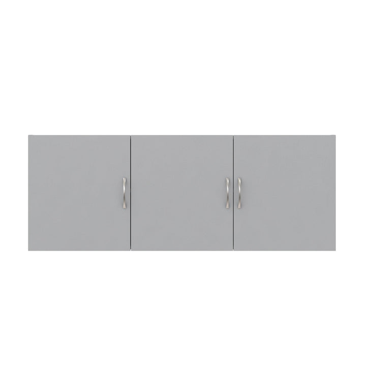Basin 54 Inch 3 Door Wall Storage Cabinet - Dove Gray