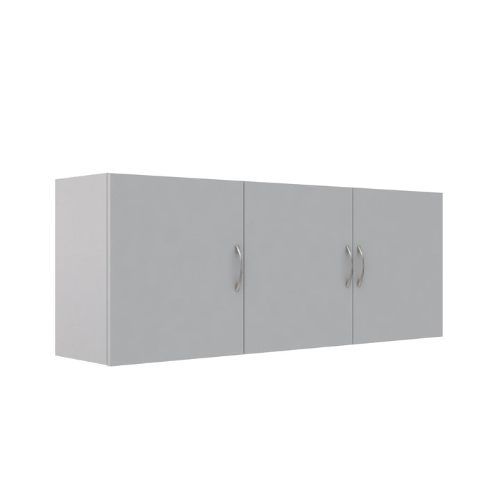 Basin 54 Inch 3 Door Wall Storage Cabinet - Dove Gray