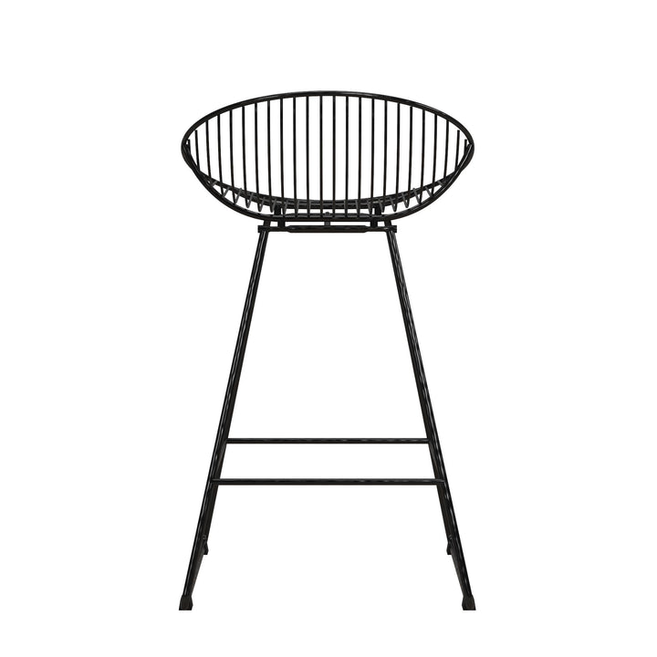 Ellis Wire Counter Height Bar Stool - Black