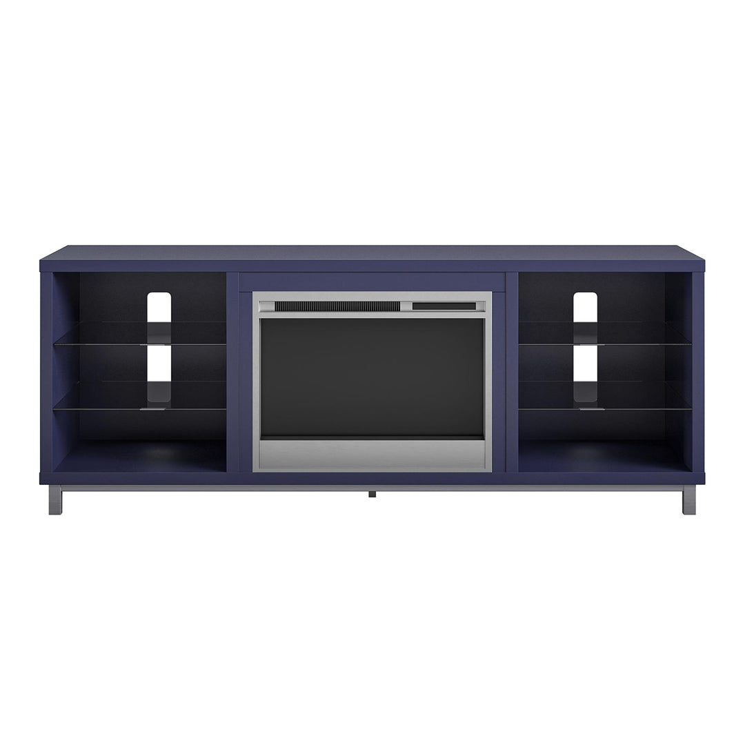 Lumina TV Stand with Modern Design and LED Lights -  Navy 