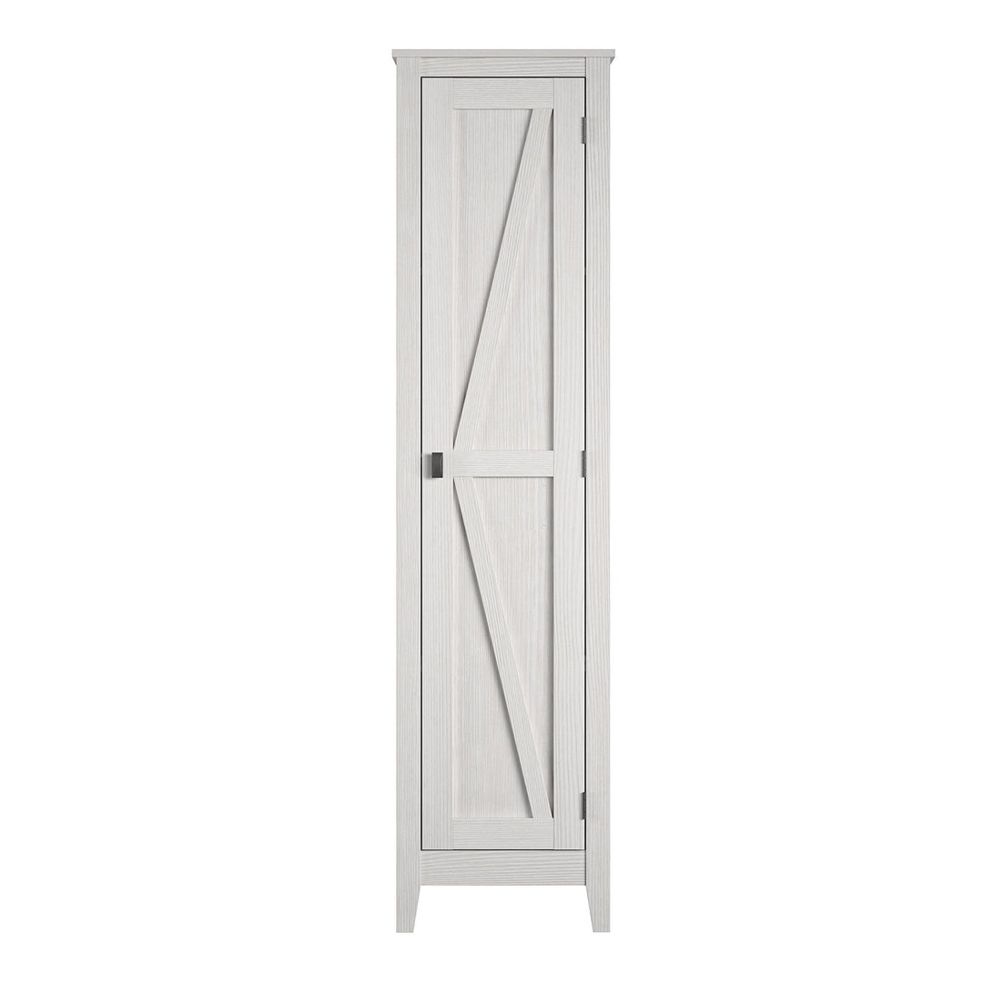 Farmington Rustic Farmhouse 18 Inch Wide Storage Cabinet   -  Ivory Pine