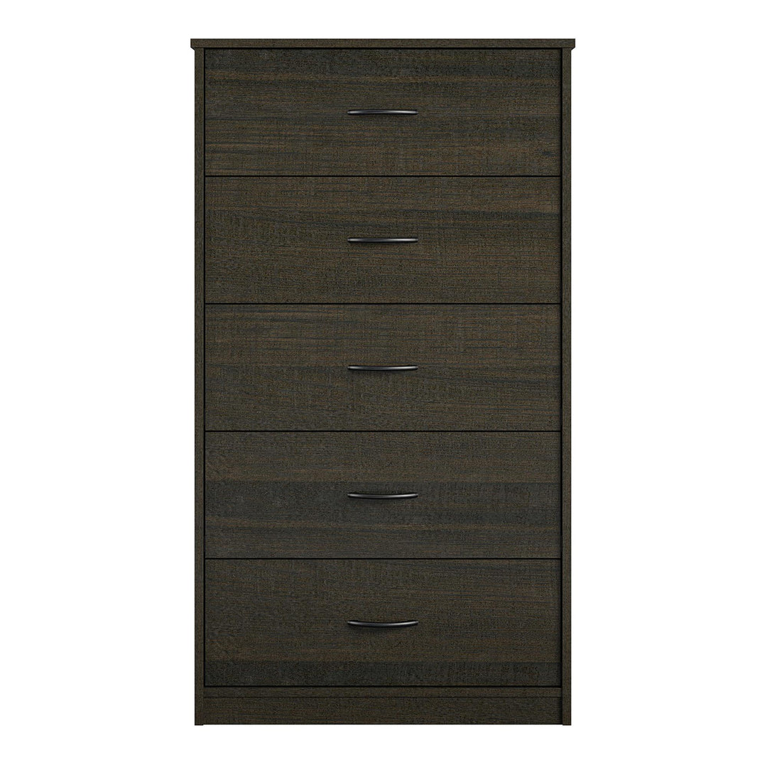 Rory 5 drawer tall dresser -  Espresso