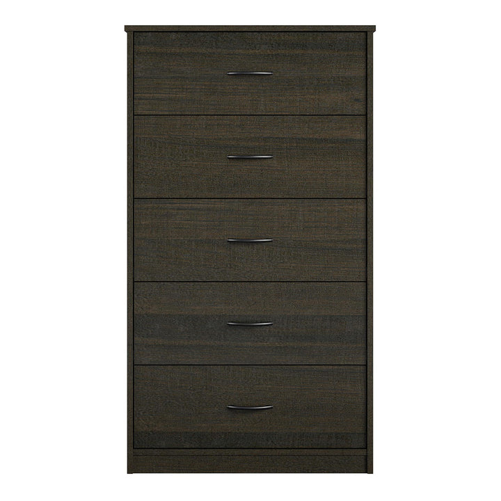 Rory 5 drawer tall dresser -  Espresso