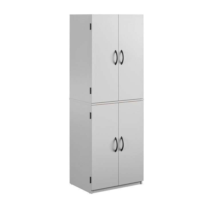 Systematic 4-Door 5' Storage Cabinet - Dove Gray