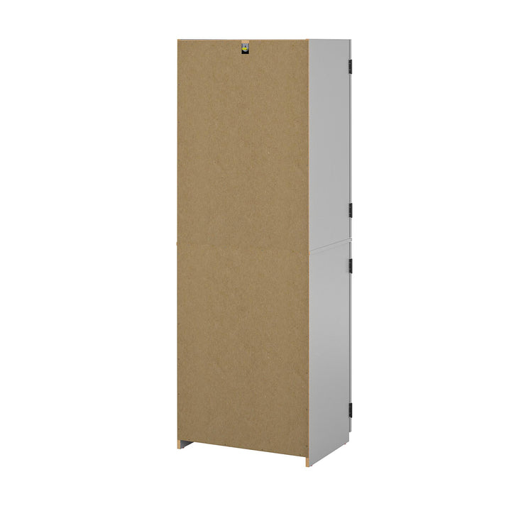 Systematic 4-Door 5' Storage Cabinet - Dove Gray