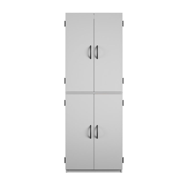 Systematic 4-Door 5' Storage Cabinet - Dove Gray