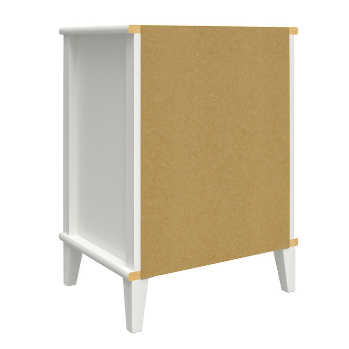 Nightstand with 2 Sets of Knobs and Drawer -  Blue