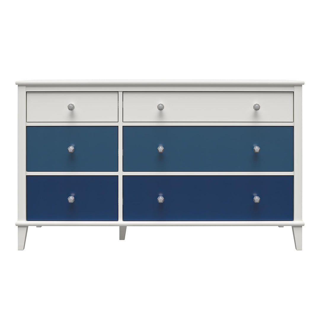 Bedroom furniture with interchangeable knobs -  Blue