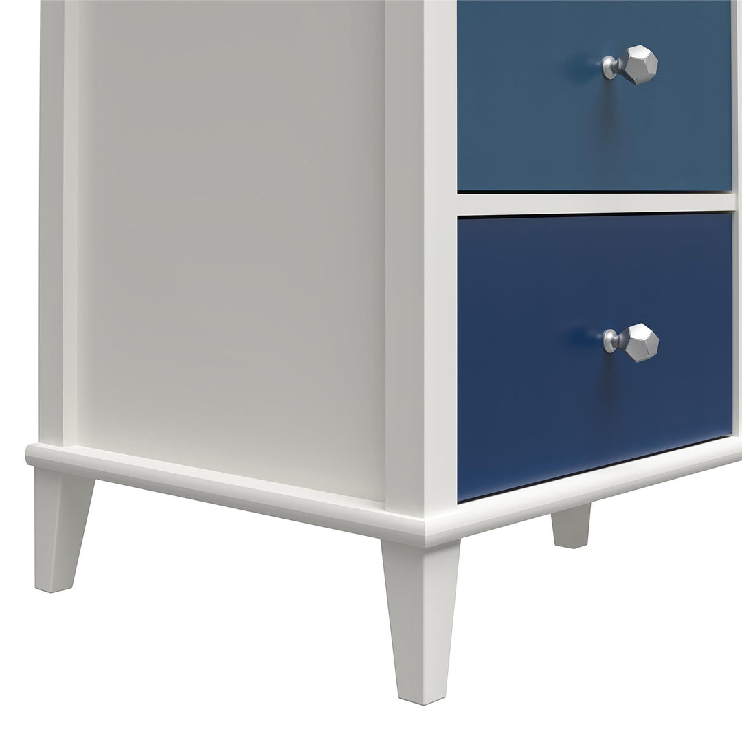 Monarch Hill Poppy 6 Drawer Changing Table with 2 Sets of Knobs - Blue