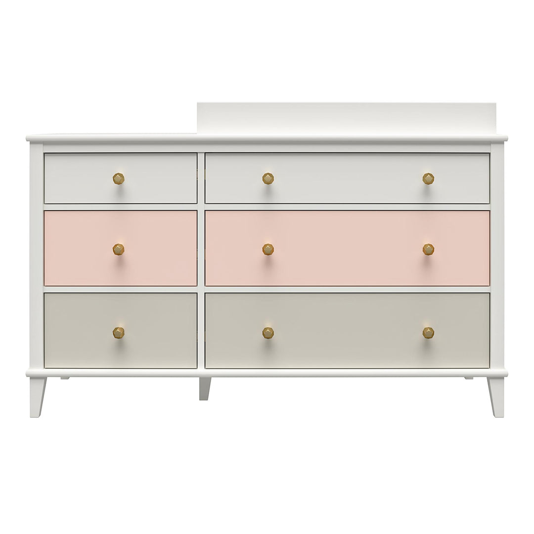 Monarch Hill Poppy 6 Drawer Changing Table with 2 Sets of Knobs - Ivory Oak