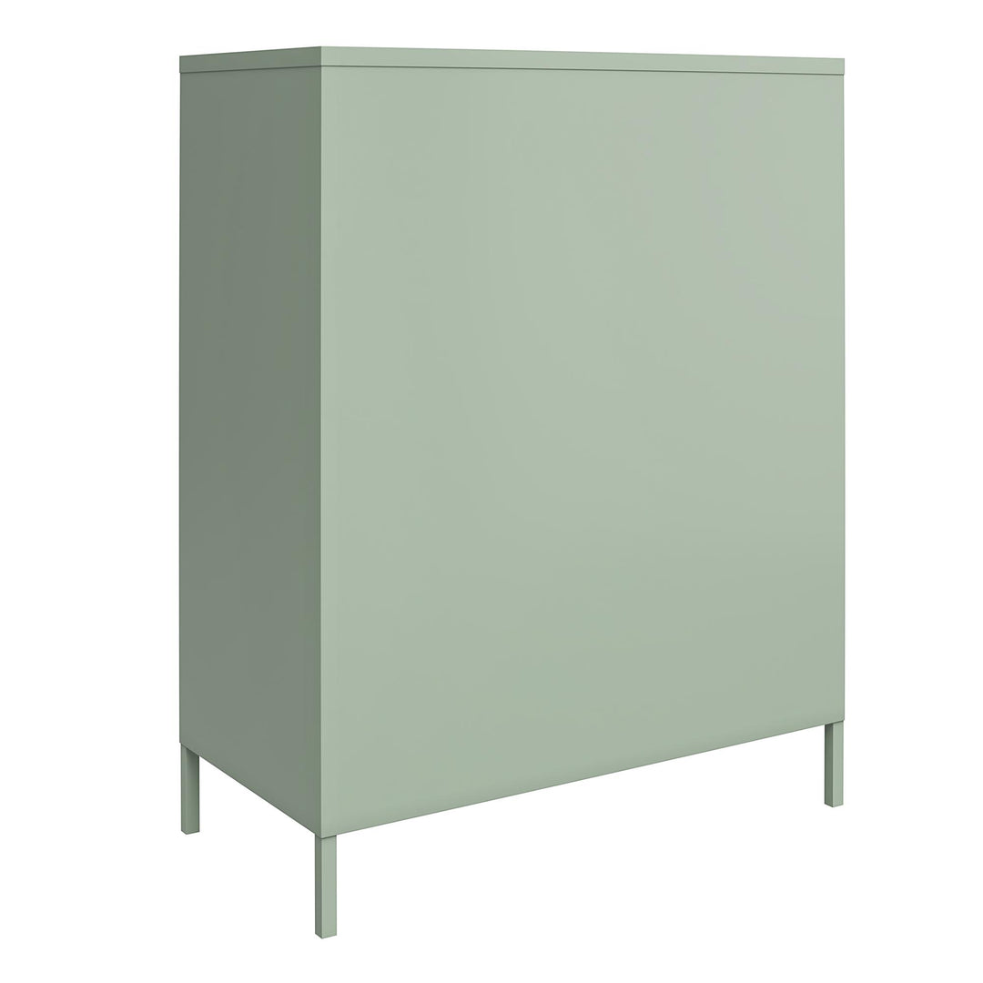 Shadwick 2 Door Metal Locker Style Accent Storage Cabinet - Pale Green