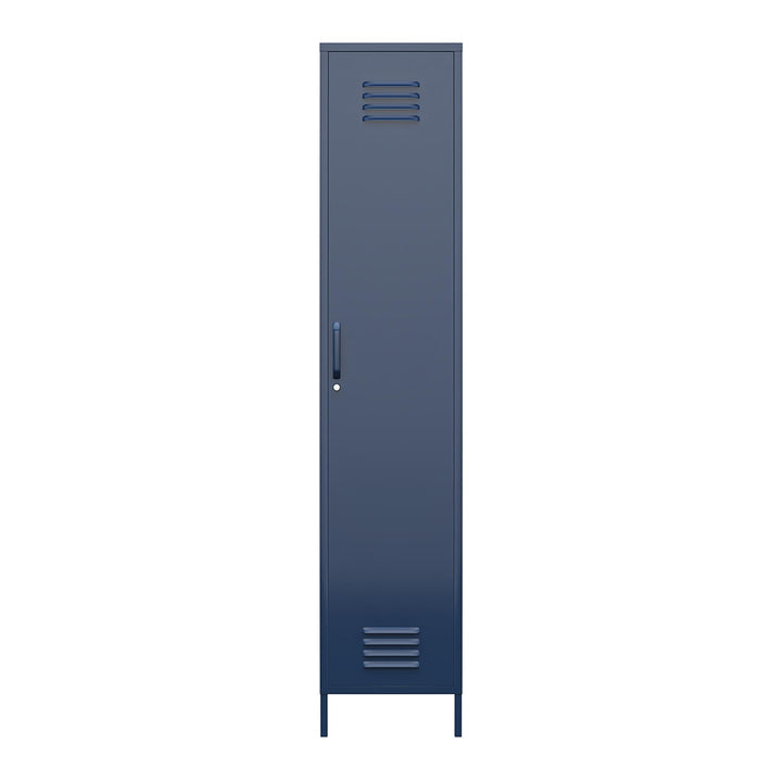 Systembuild Evolution Shadwick Single Metal Locker Cabinet, Navy - Navy