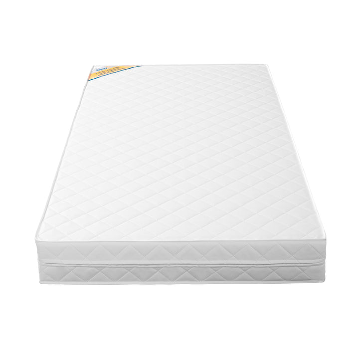 Little Snuggles Deluxe Dual 2-in-1 Baby Crib and Toddler Mattress - Crib & Toddler Mattress -  White 