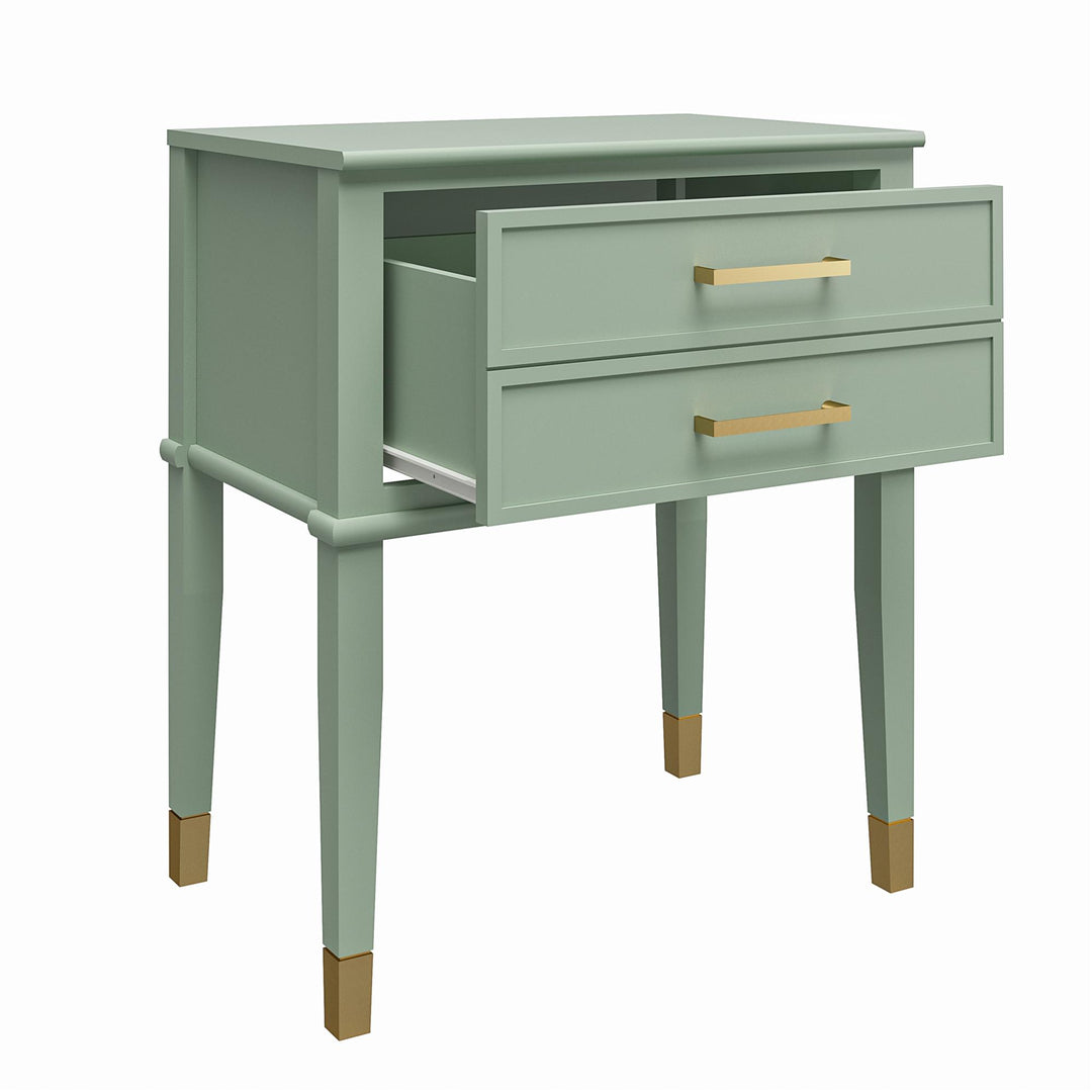 Westerleigh End Table with Storage -  Pale Green