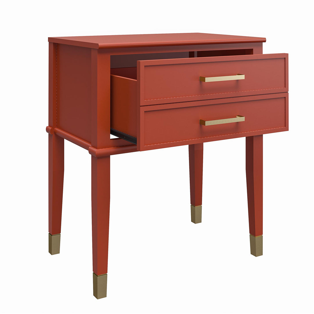 Bedroom Furniture with Storage Drawers -  Terracotta