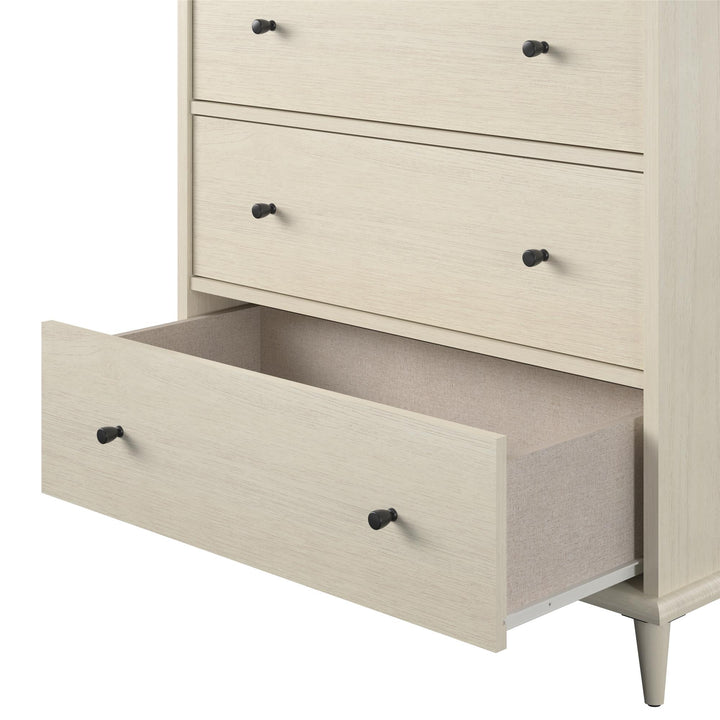 Farnsworth 5 Drawer Dresser - Ivory Oak - 5 Drawer