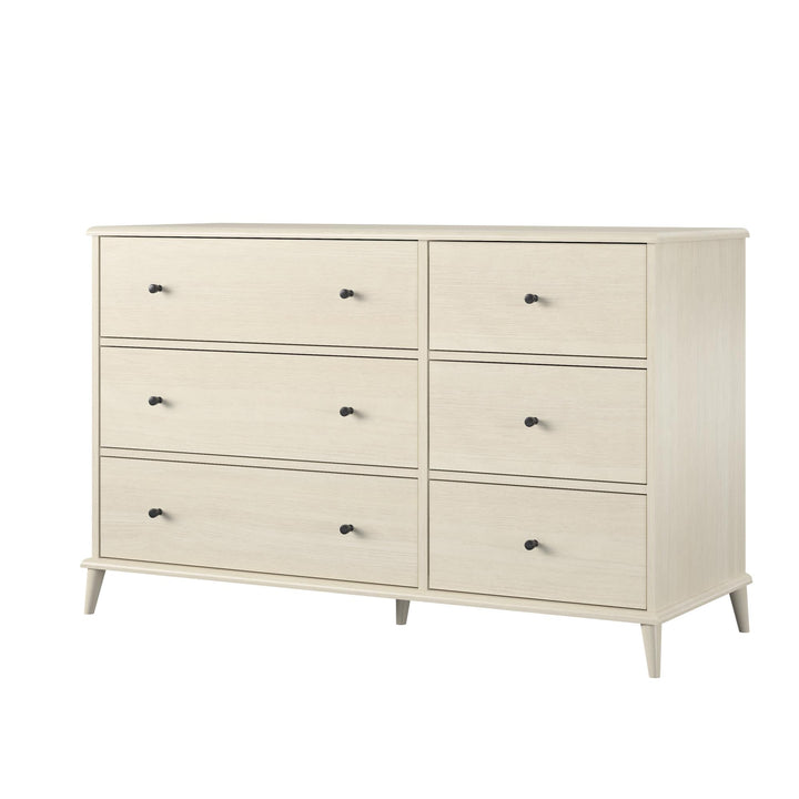 9237339COM - Ivory Oak - 6 Drawer