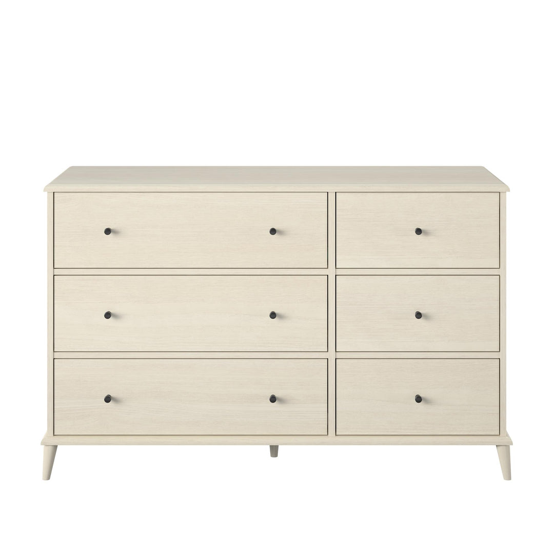 9237339COM - Ivory Oak - 6 Drawer