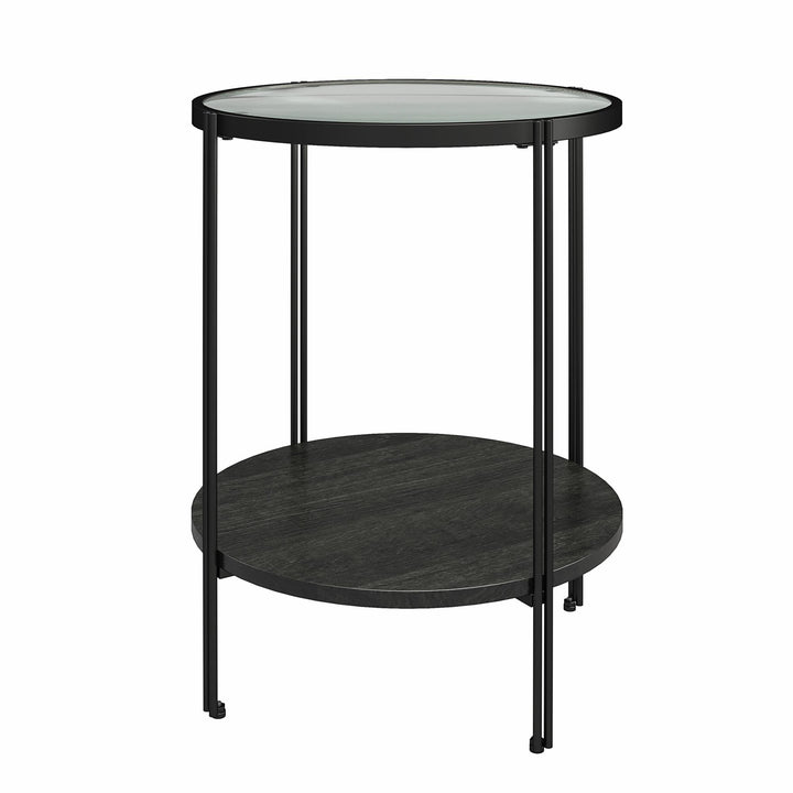 Combination of Woodgrain and Metal for a Contemporary Feel - Black Oak