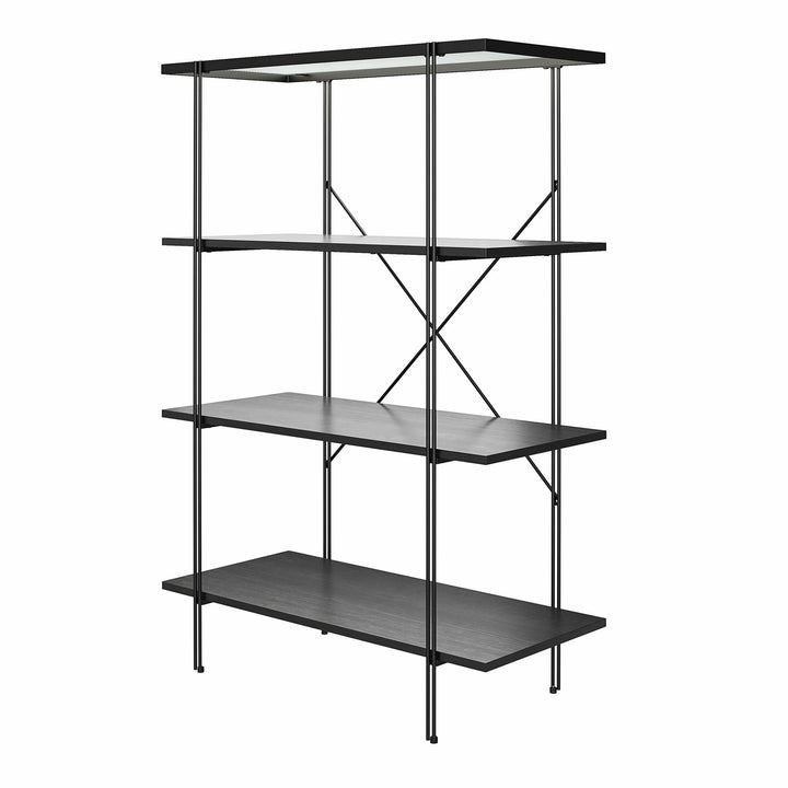 Vance Collection Coordinated Room Design Bookshelf - Black Oak