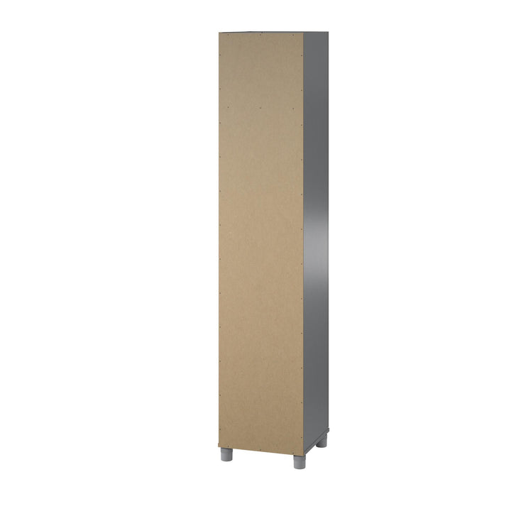Stylish small cabinet with ample storage -  Graphite Grey