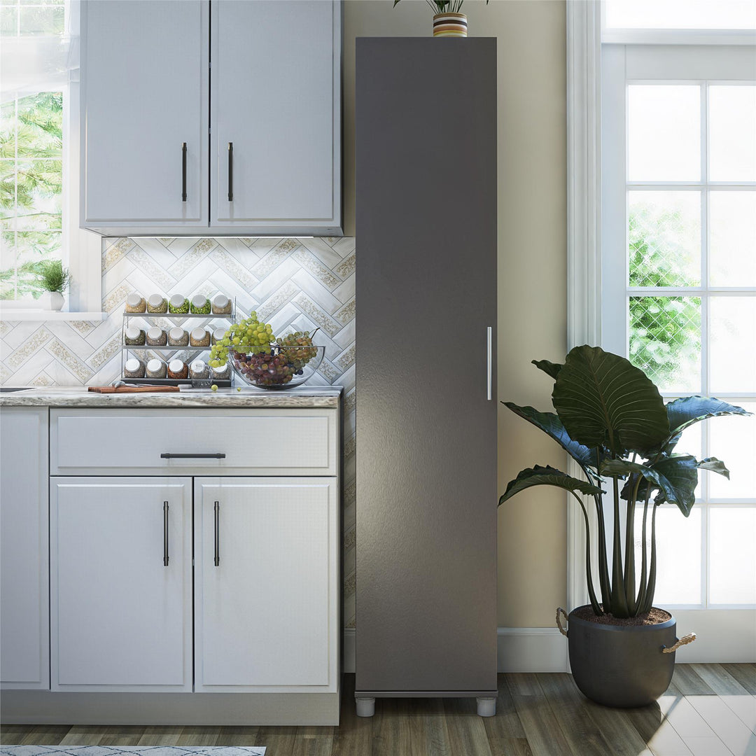Compact utility cabinet for space-saving -  Graphite Grey