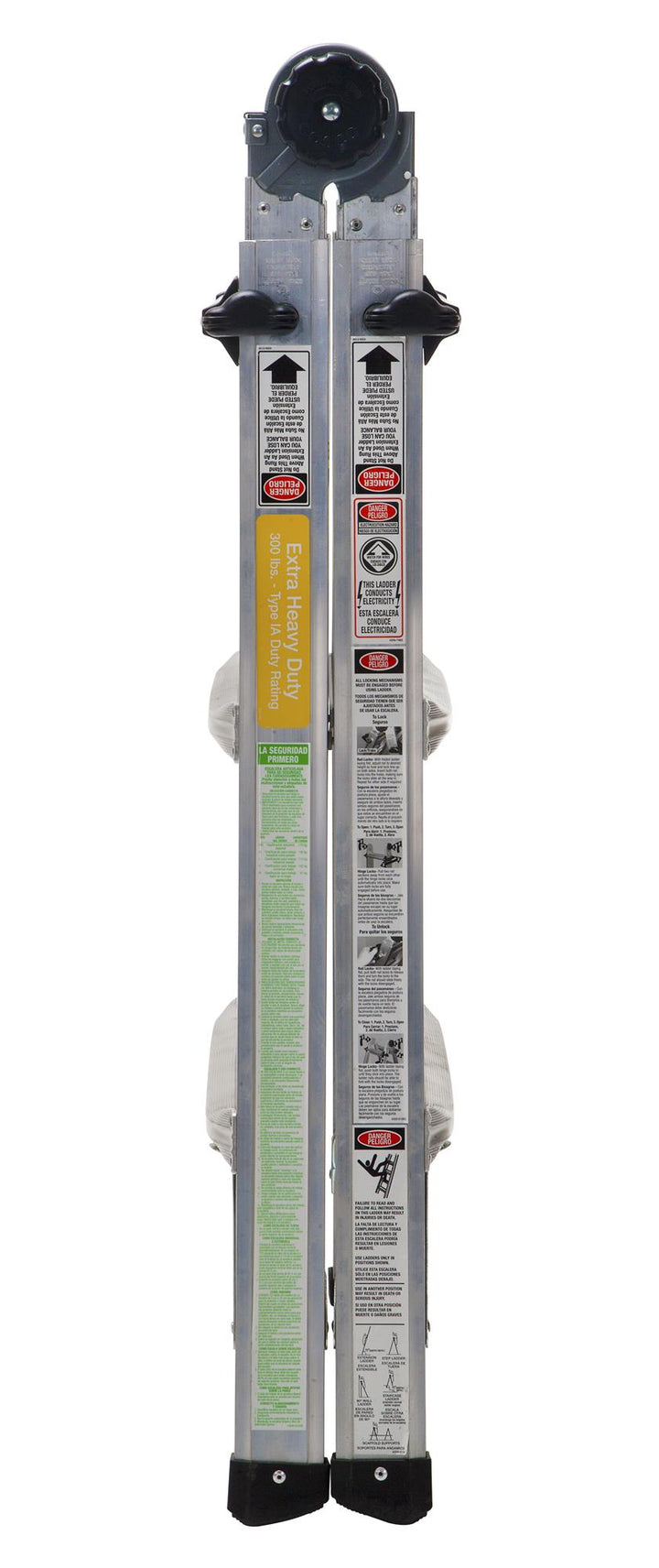 14 ft. Aluminum Multi-Position Ladder System - Aluminum Yellow Type 1a