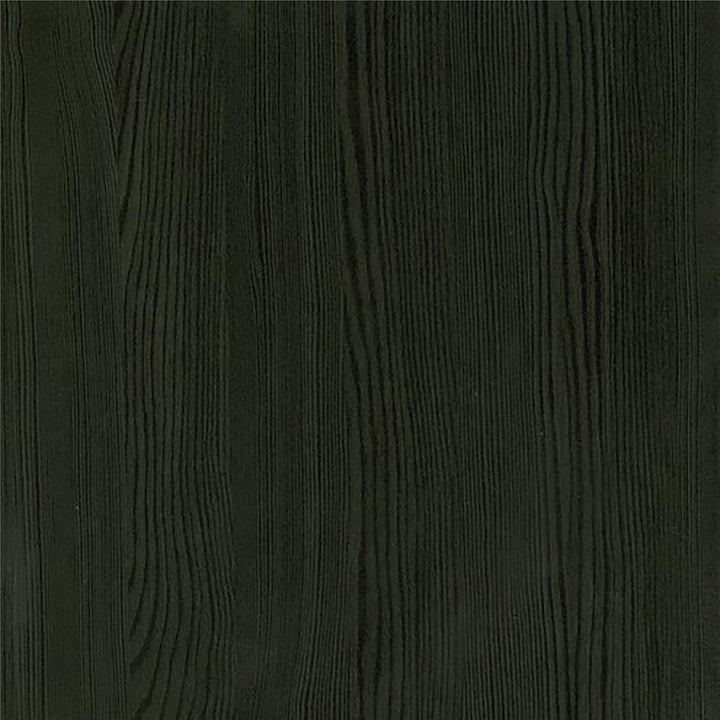 Gorgeous Combination of Glass, Metal, and Woodgrain Elements - Black Oak