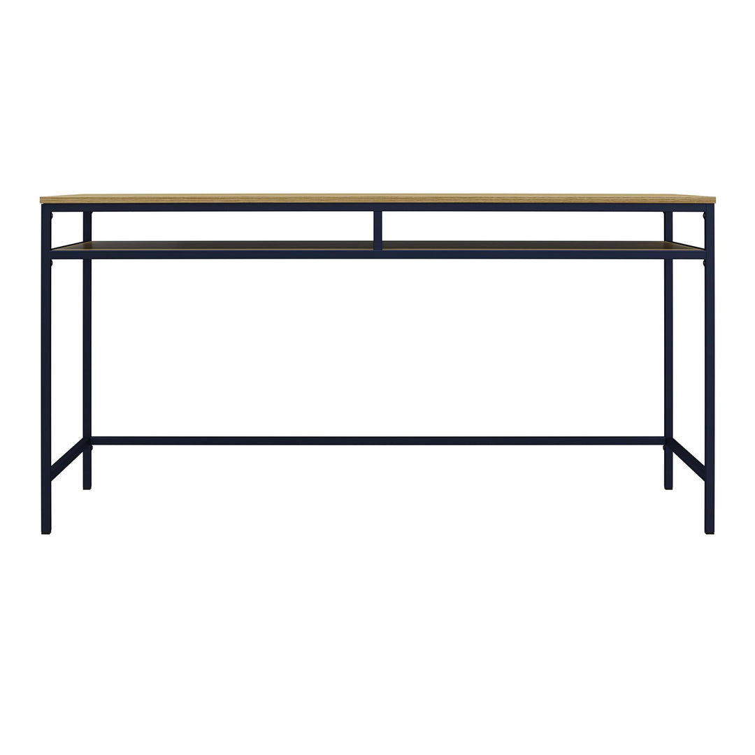 Systembuild Evolution Shadwick Computer Desk, Navy/Oak - Navy