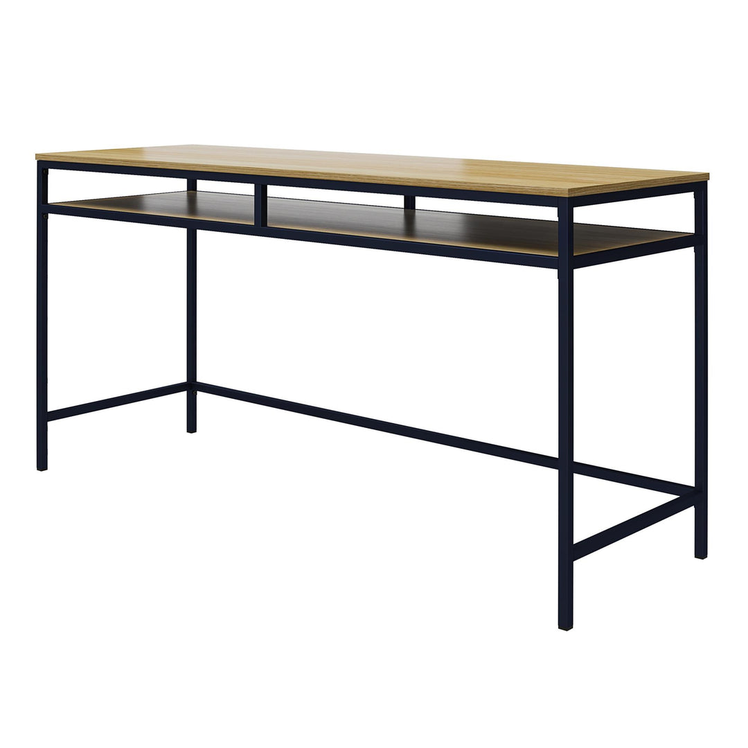 Systembuild Evolution Shadwick Computer Desk, Navy/Oak - Navy