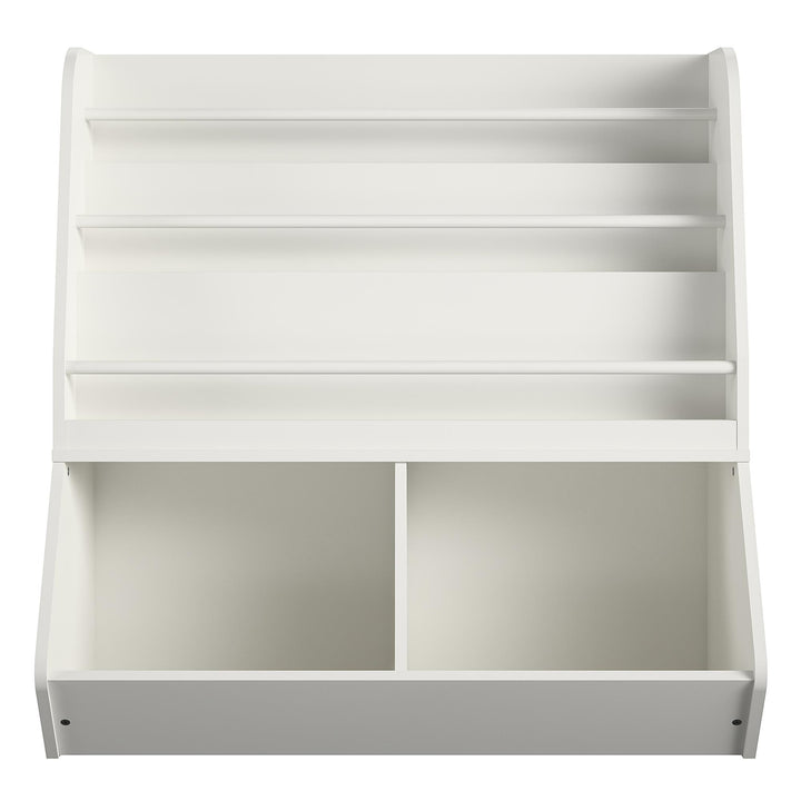 Jocelyn Kids Book and Toy Storage with 3 Shelves and 2 Open Compartments - White