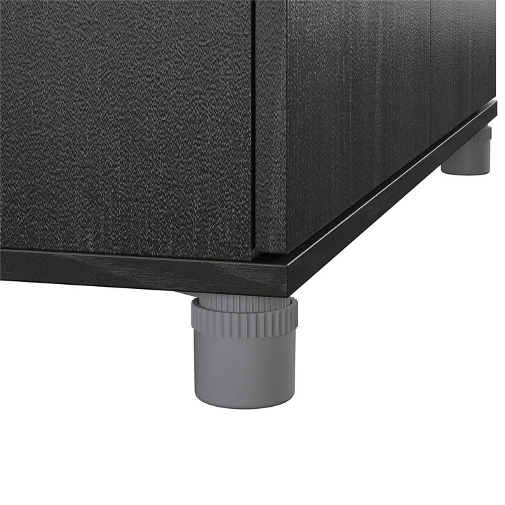 Camberly 36 Inch Utility Storage Cabinet - Black Oak