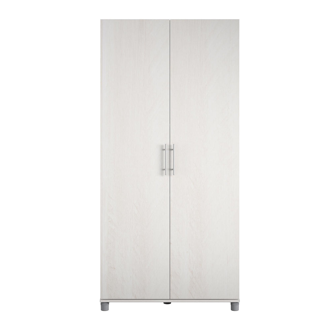 Camberly 36 Inch Utility Storage Cabinet - Ivory Oak