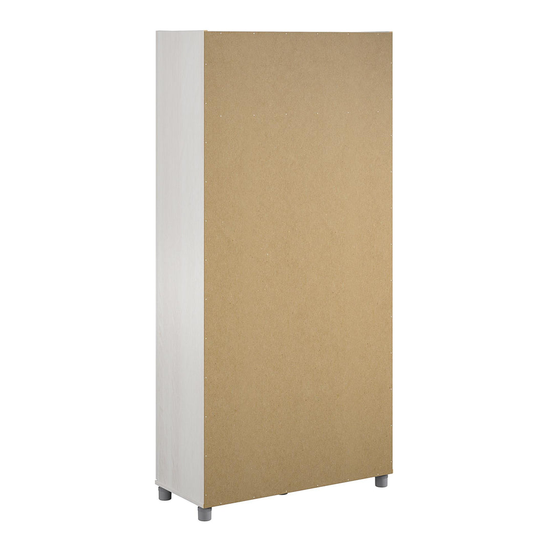 Camberly 36 Inch Utility Storage Cabinet - Ivory Oak