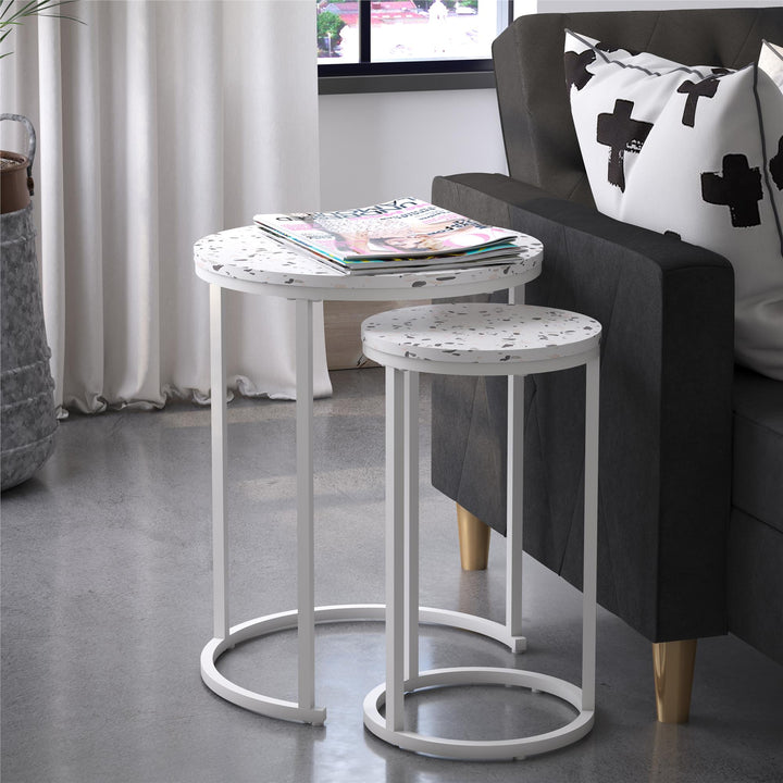 Amelia Nesting Tables - Terrazzo
