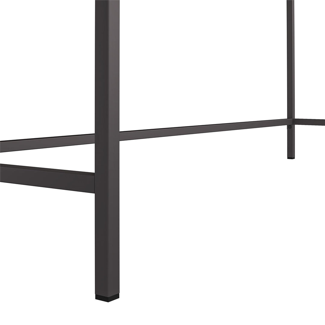 Systembuild Evolution Shadwick Computer Desk, Graphite Gray/Oak - Graphite Grey