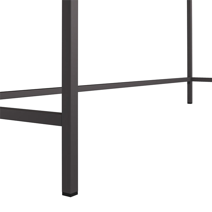 Systembuild Evolution Shadwick Computer Desk, Graphite Gray/Oak - Graphite Grey