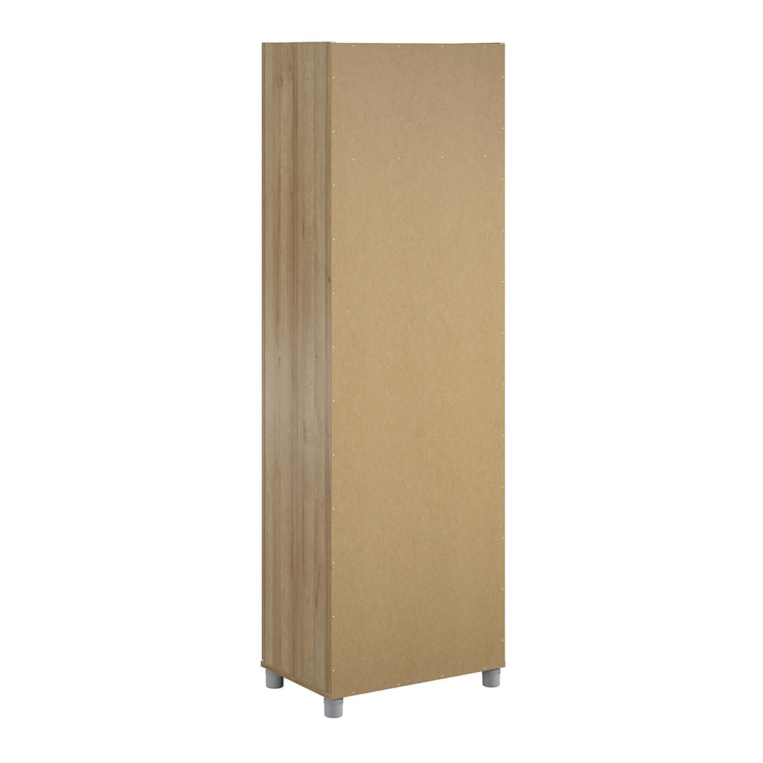 Basin 24 Inch 2 Door Utility Storage Cabinet - Natural