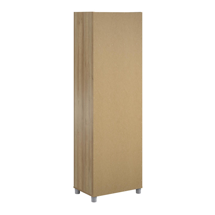 Basin 24 Inch 2 Door Utility Storage Cabinet - Natural