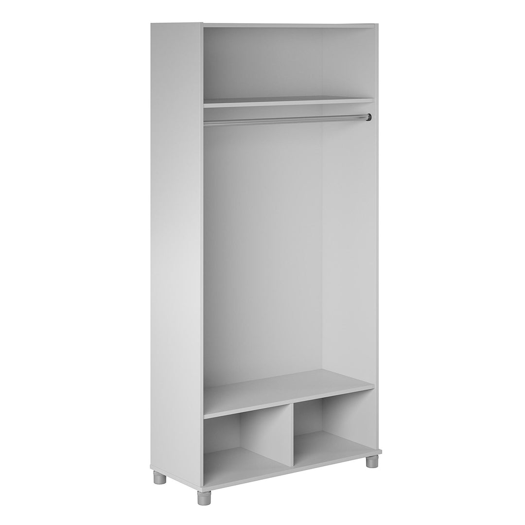 Basin 36" Wide Mudroom Storage Cabinet with Adjustable Shelving - Dove Gray