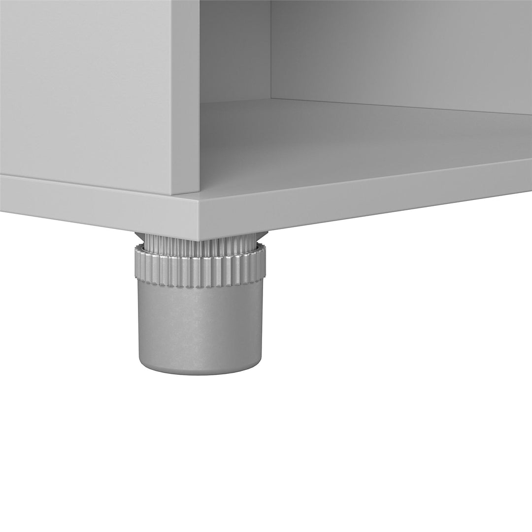 Basin 36" Wide Mudroom Storage Cabinet with Adjustable Shelving - Dove Gray