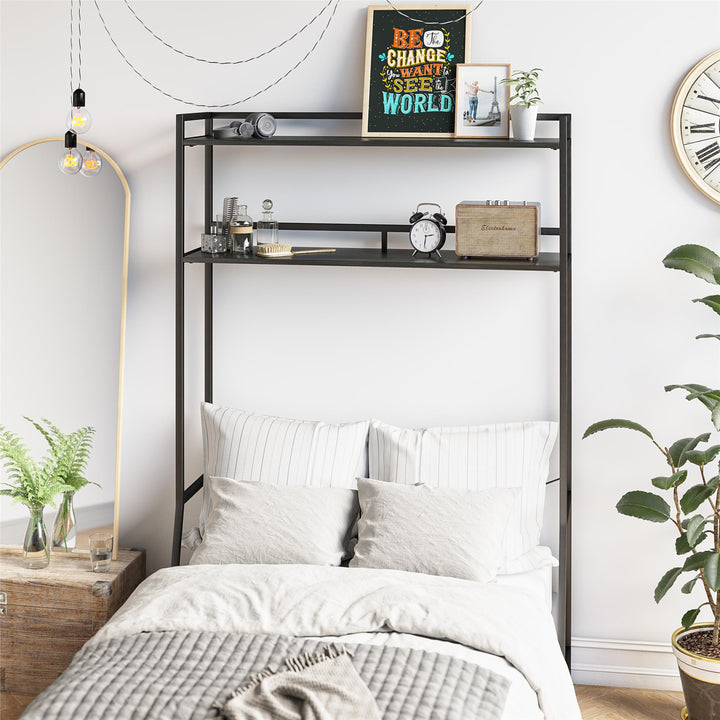 Baylor Over the Bed Storage Organizer - Black Oak