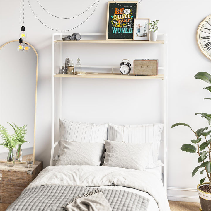 Bedside overhead storage Baylor -  Blonde Oak