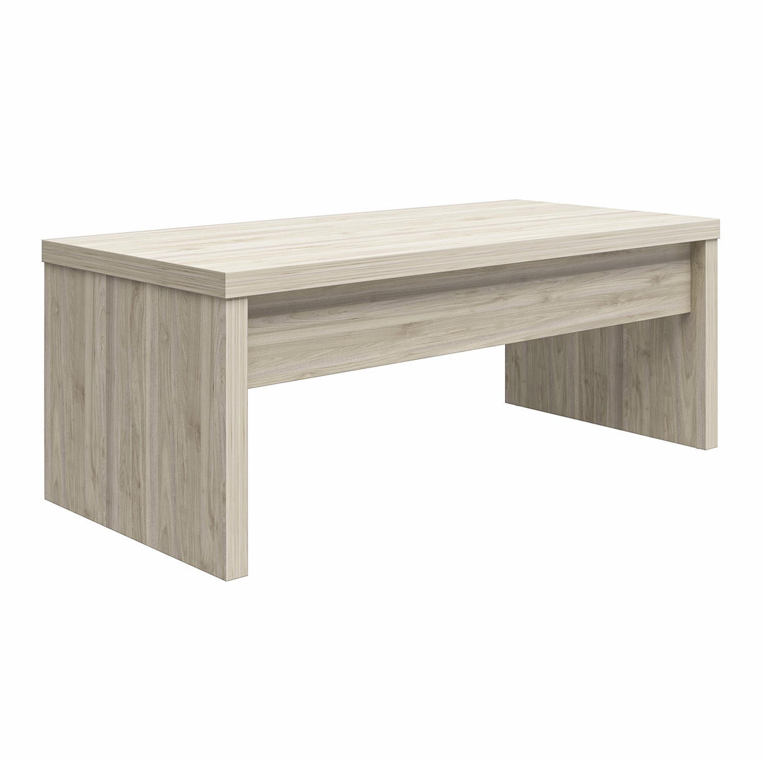 Winston Rectangular Lift Top Coffee Table - Light Walnut