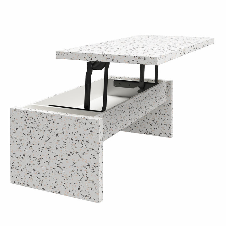 Winston Rectangular Lift Top Coffee Table - Terrazzo