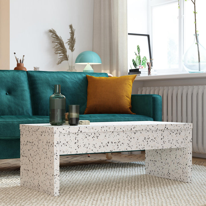 Winston Rectangular Lift Top Coffee Table - Terrazzo